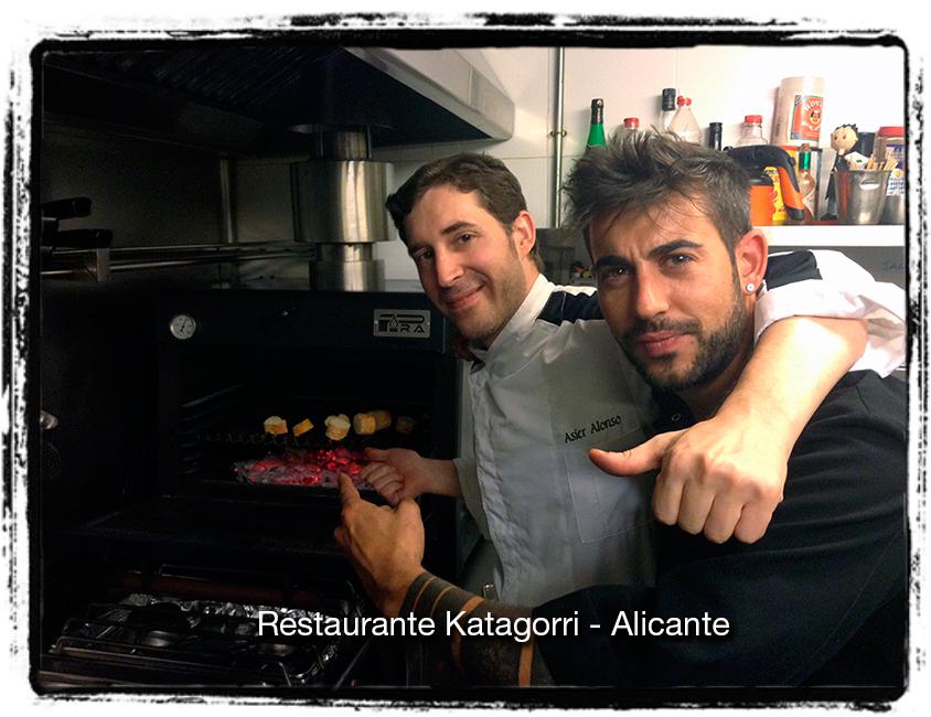 Horno brasa Pira 45 lux black - Restaurante Katagorri